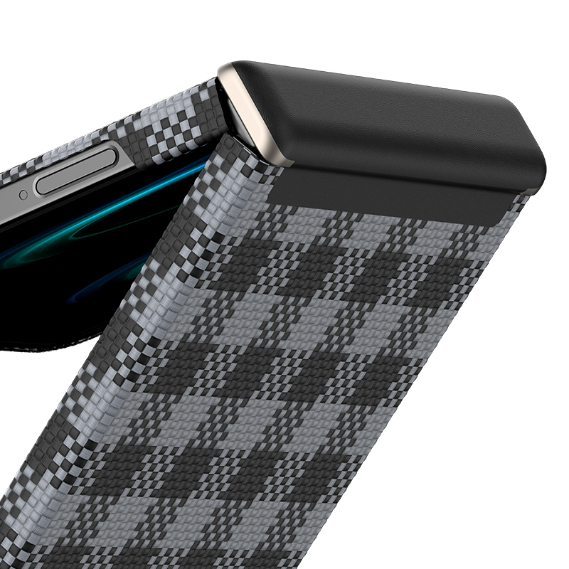 Benks Magnetic Armor Vichy Spin Kevlar Case 1000D (BK48) for Samsung Galaxy Z Flip 7 , barva černá