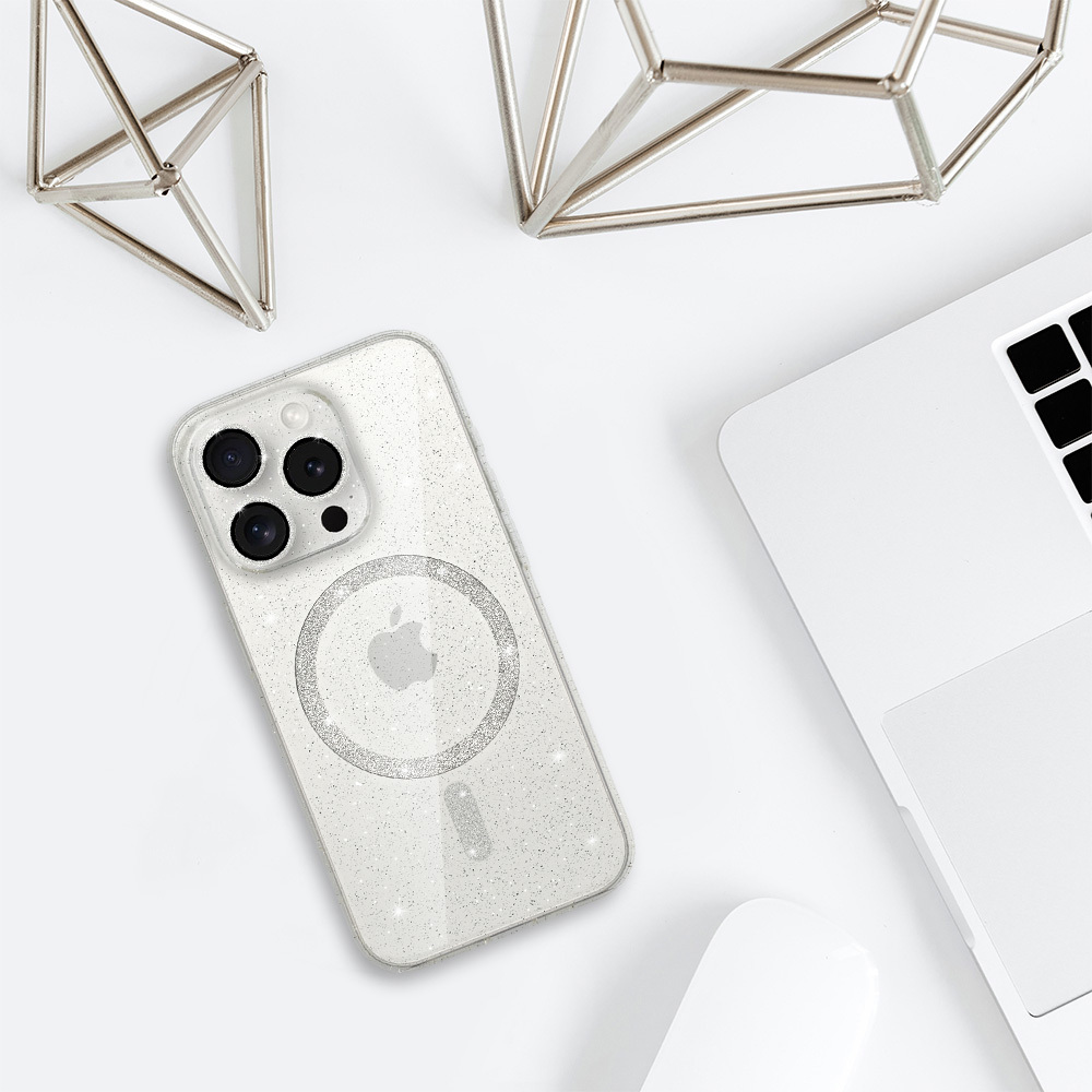 Kryt Glitter MagSafe pro Apple iPhone 17 Air , barva čirá