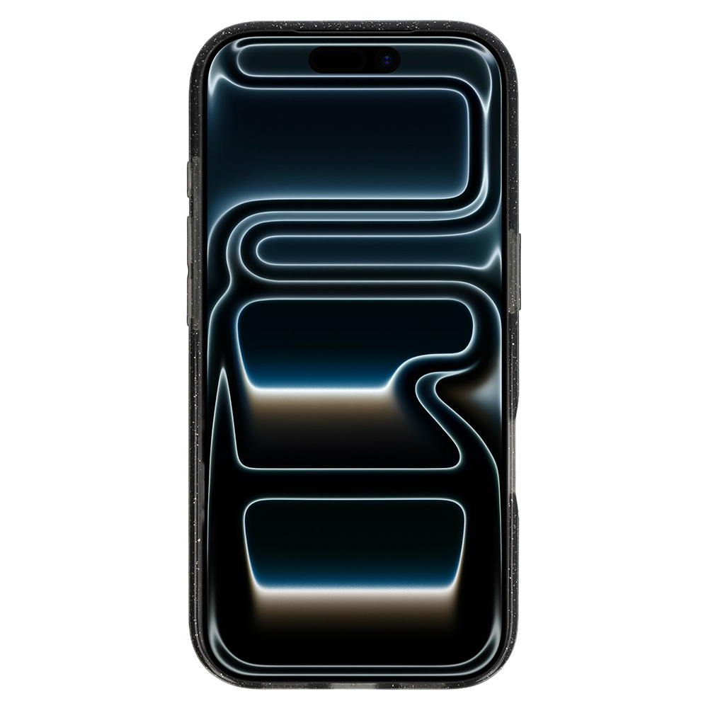 Kryt Glitter MagSafe pro Apple iPhone 17 Pro Max , barva černá clear