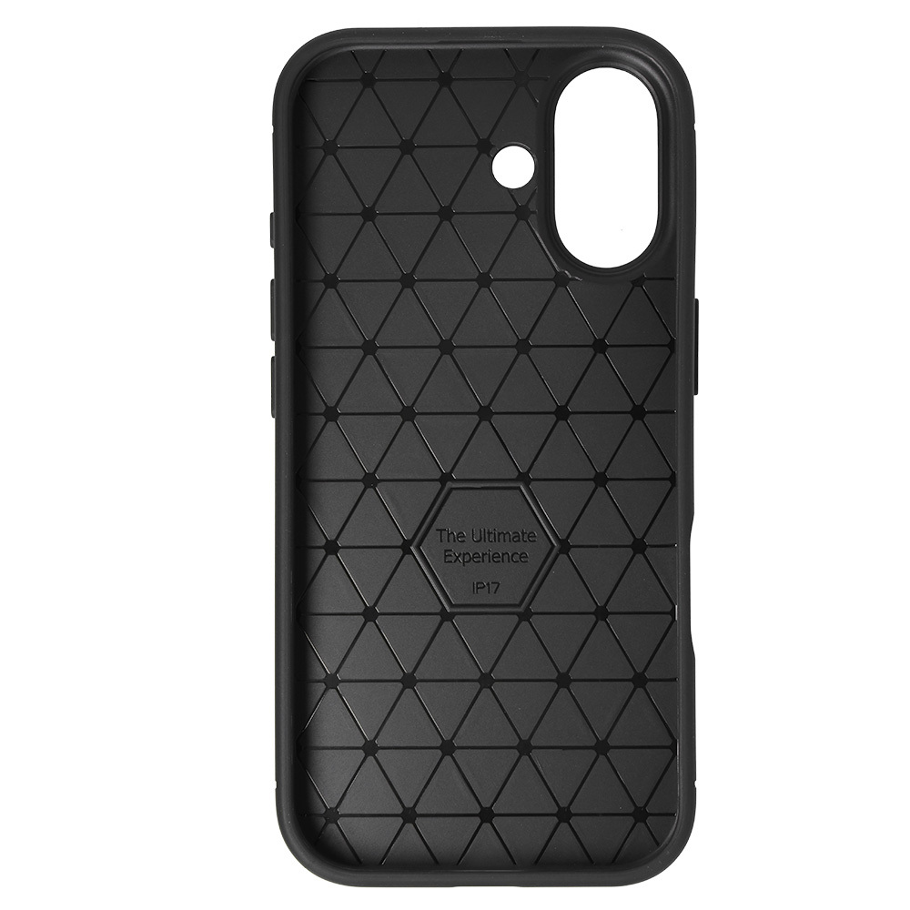 Kryt Carbon Elite pro Apple iPhone 17 , barva černá