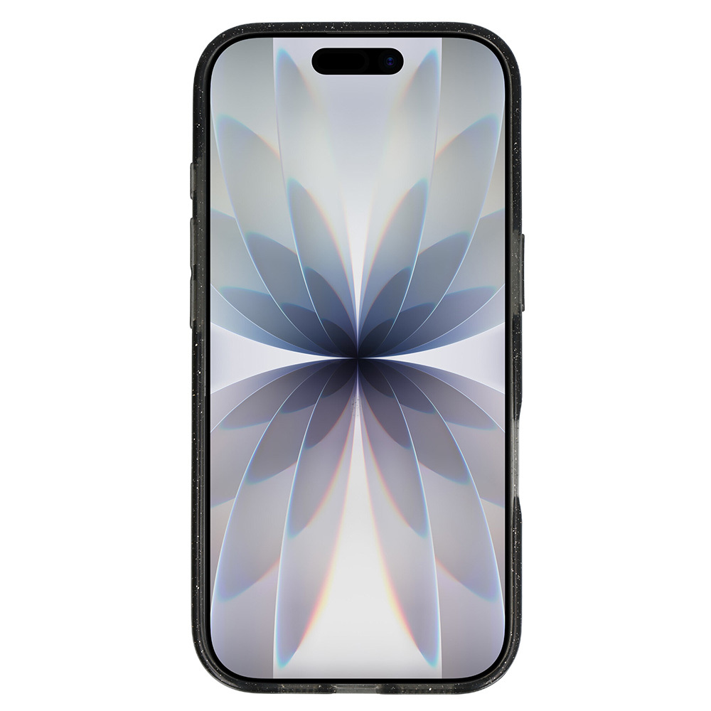 Kryt Glitter MagSafe pro Apple iPhone 17 , barva černá clear