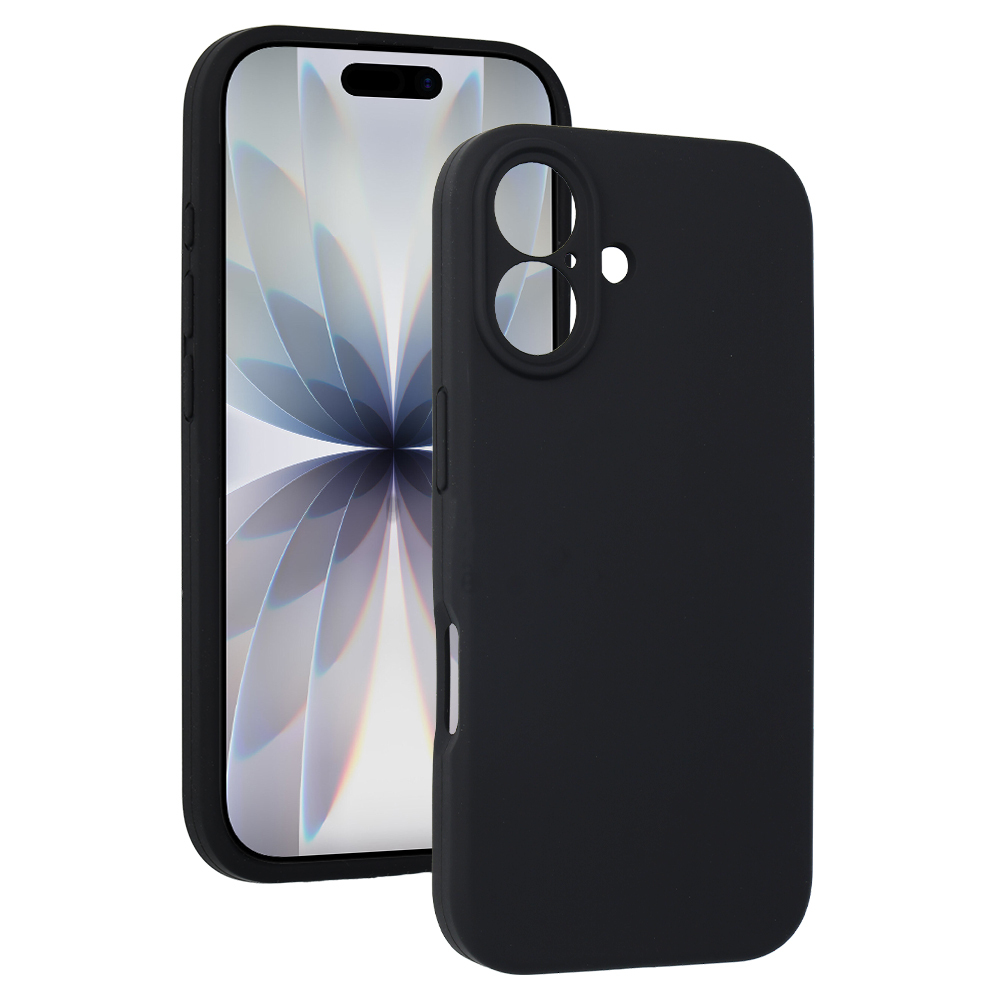Kryt Silicone Lite pro Apple iPhone 17 , barva černá