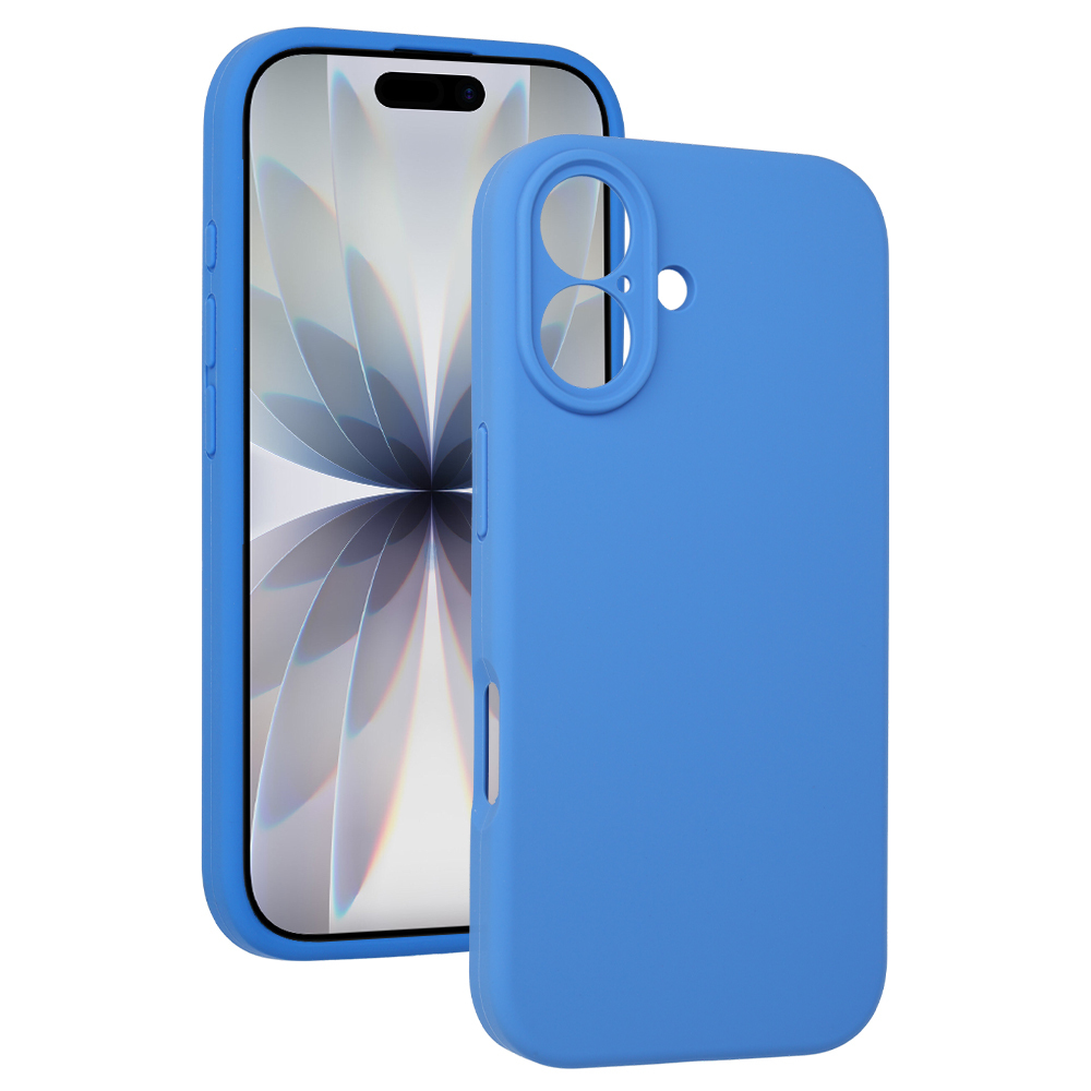 Kryt Silicone Lite pro Apple iPhone 17 , barva modrá