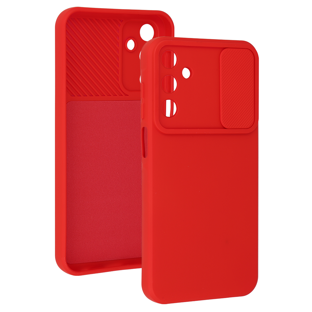 Kryt CamShield pro Samsung Galaxy A15 4G/5G , barva červená
