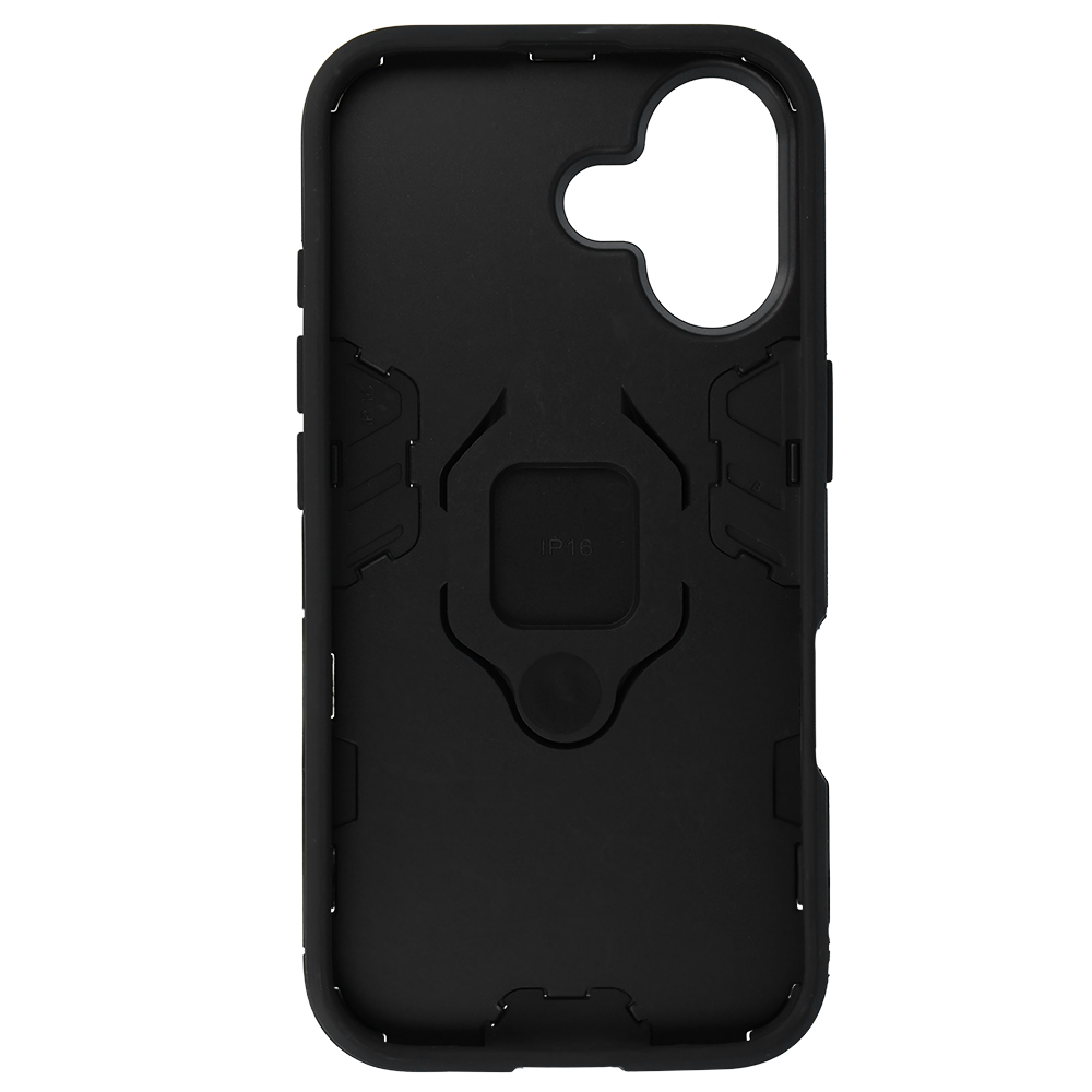 Kryt odolný Ring Armor pro Apple iPhone 16 Plus , barva černá