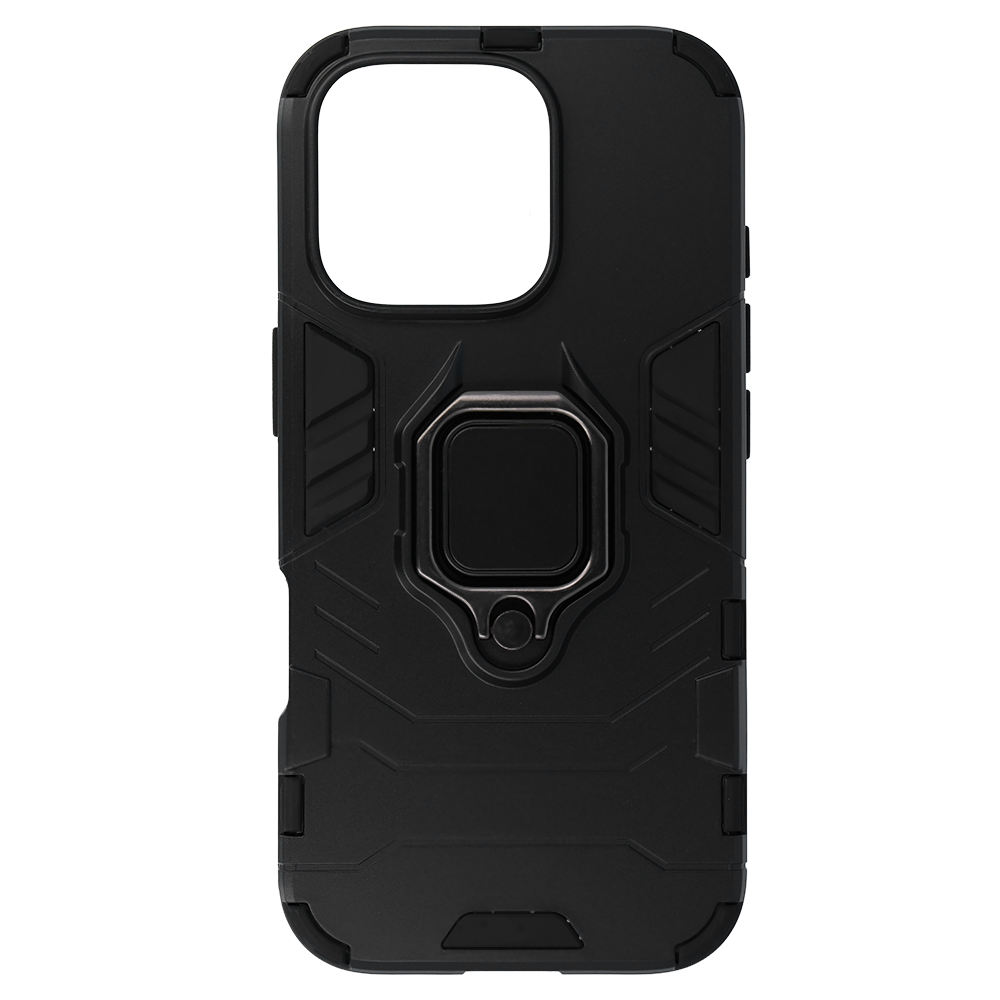 Kryt odolný Ring Armor pro Apple iPhone 16 Pro , barva černá
