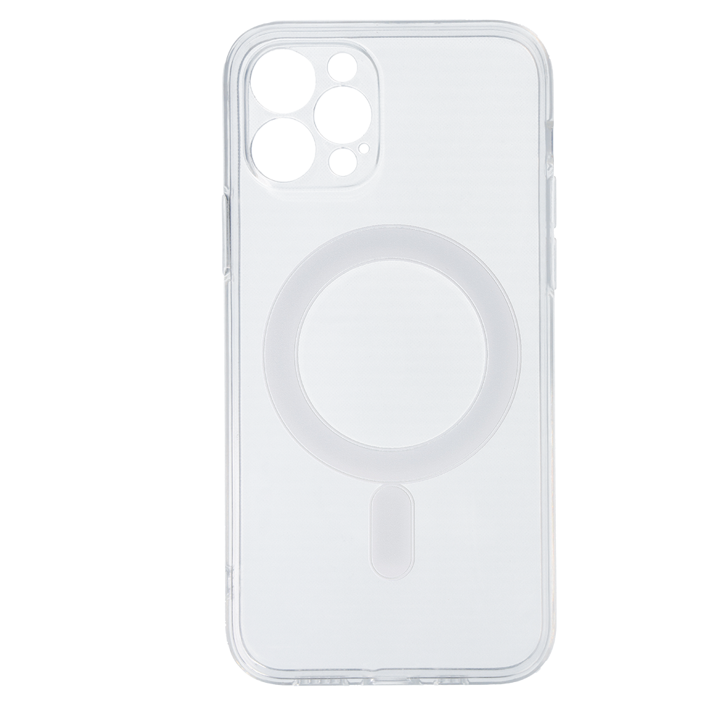 Kryt MagSafe Silicone pro Apple iPhone 12 Pro , barva čirá