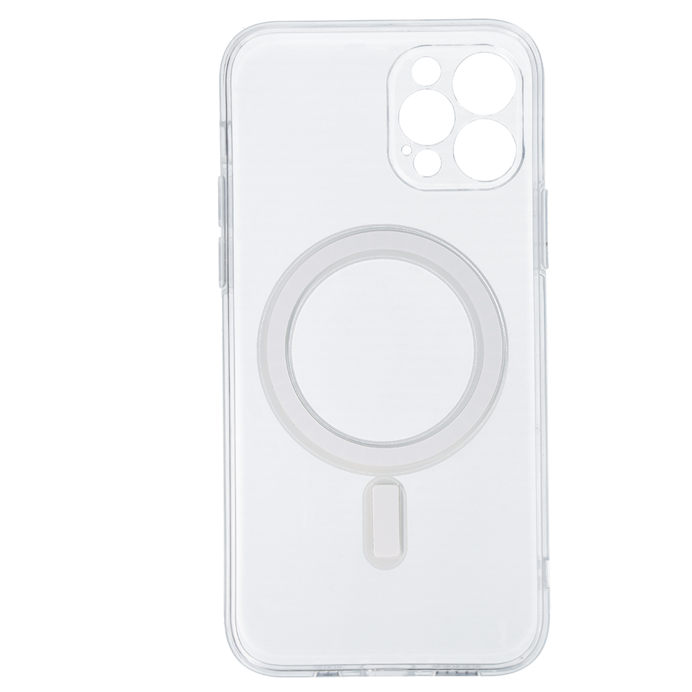 Kryt MagSafe Silicone pro Apple iPhone 12 Pro , barva čirá