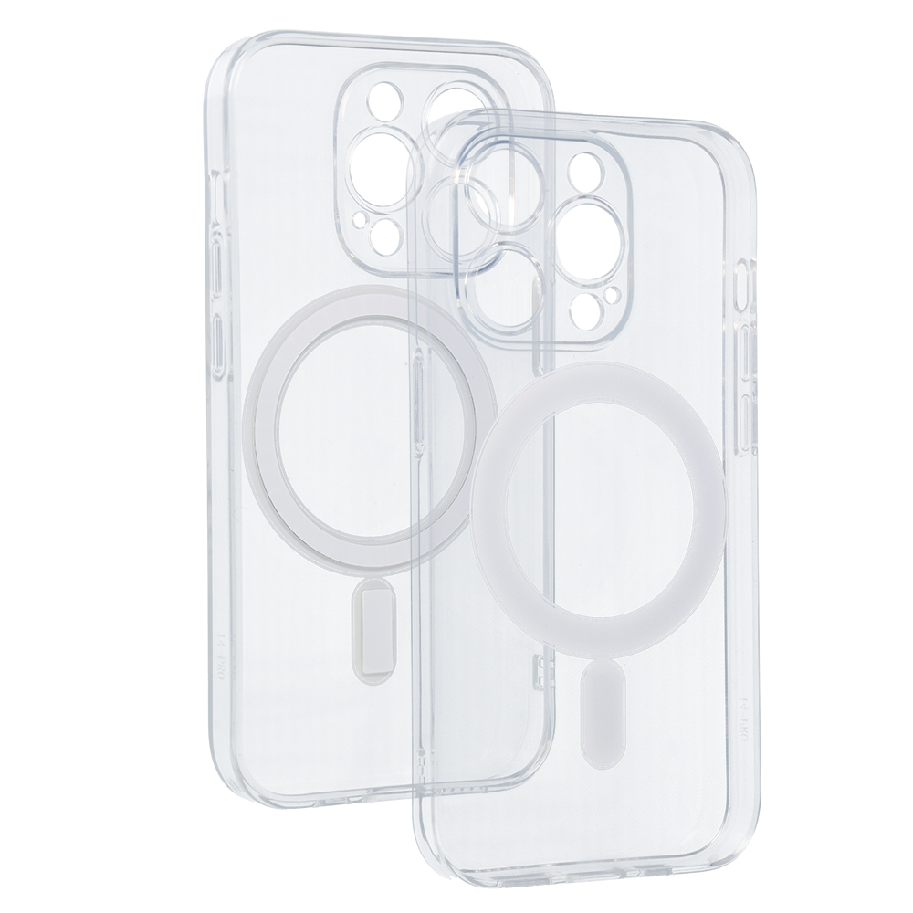 Kryt MagSafe Silicone pro Apple iPhone 14 Pro , barva čirá