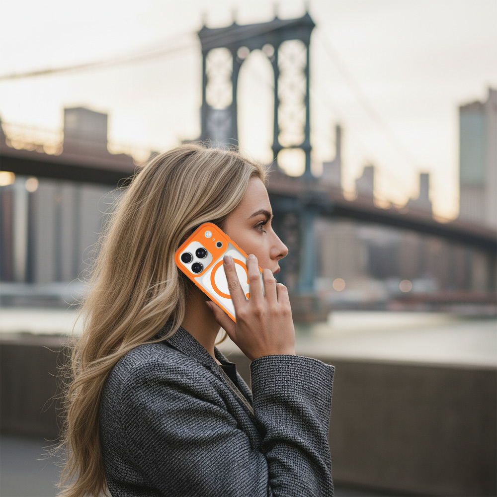 Liavec Soft Case for Apple iPhone 17 Pro Max papaya