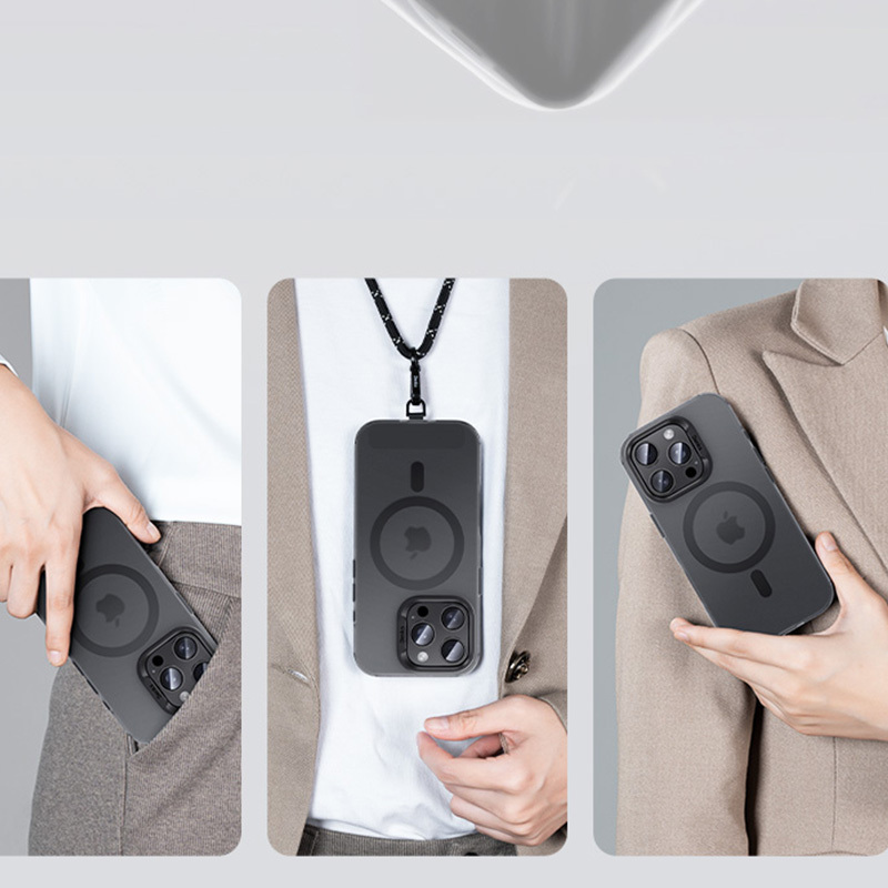 Benks Magnetic Lucid Armor Case (B065) for Apple iPhone 16 Pro , barva černá (Camera Control Button)