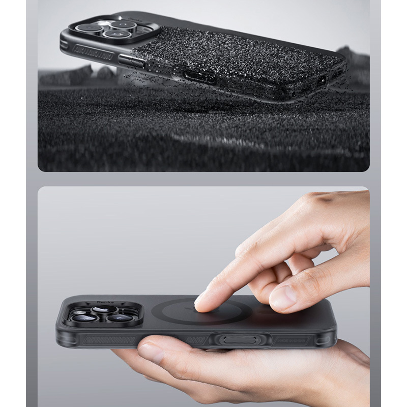 Benks Magnetic Lucid Armor Case (B065) for Apple iPhone 16 Pro , barva černá (Camera Control Button)