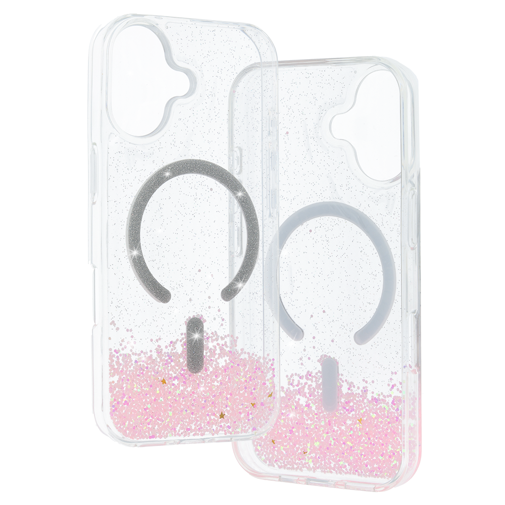 Tel Protect Moonlite Magsafe Case for Apple iPhone 17 , barva růžová clear