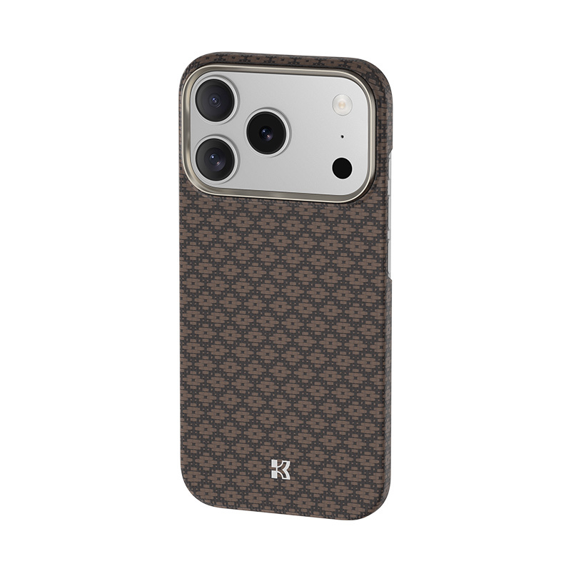 Benks Magnetic Armor Air Armor Grid Kevlar Case Metal Frame 600D (A069) for Apple iPhone 17 Pro , barva zlatá