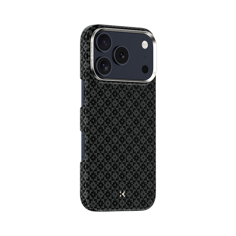 Benks Magnetic Armor Air Armor Grid Kevlar Case Metal Frame 600D (B070) for Apple iPhone 17 Pro Max , barva černá