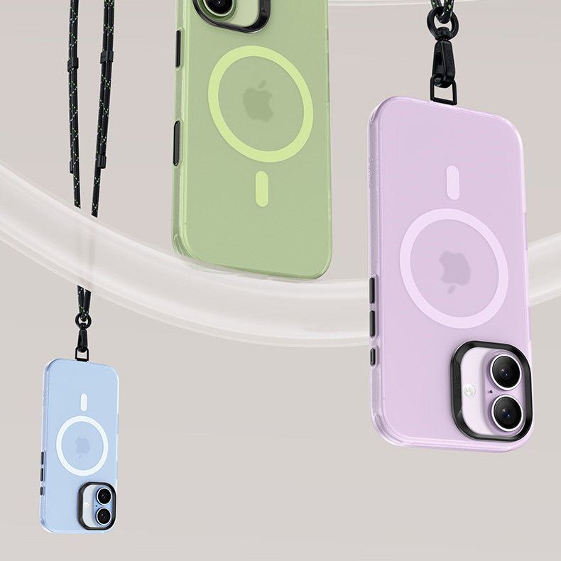 Benks Magnetic Lucid Armor Case (C067) for Apple iPhone 17 , barva fialová (Camera Control Button)