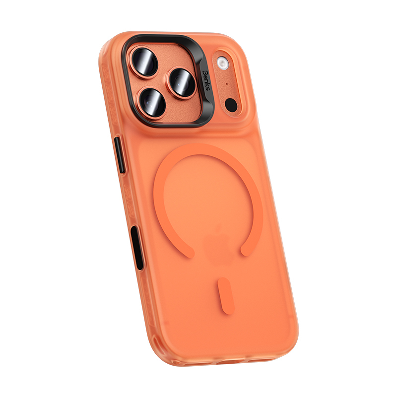 Benks Magnetic Lucid Armor Case (C069) for Apple iPhone 17 Pro orange (Camera Control Button)