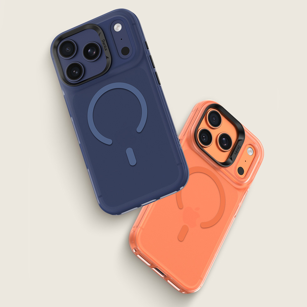 Benks Magnetic Lucid Armor Case (C070) for Apple iPhone 17 Pro Max orange (Camera Control Button)