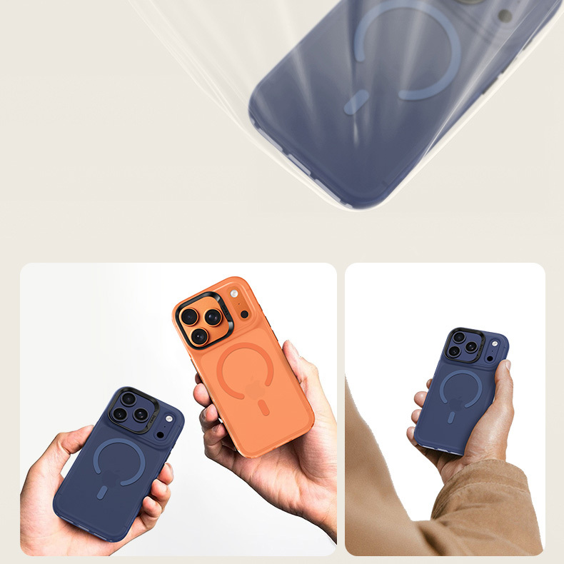 Benks Magnetic Lucid Armor Case (C070) for Apple iPhone 17 Pro Max orange (Camera Control Button)