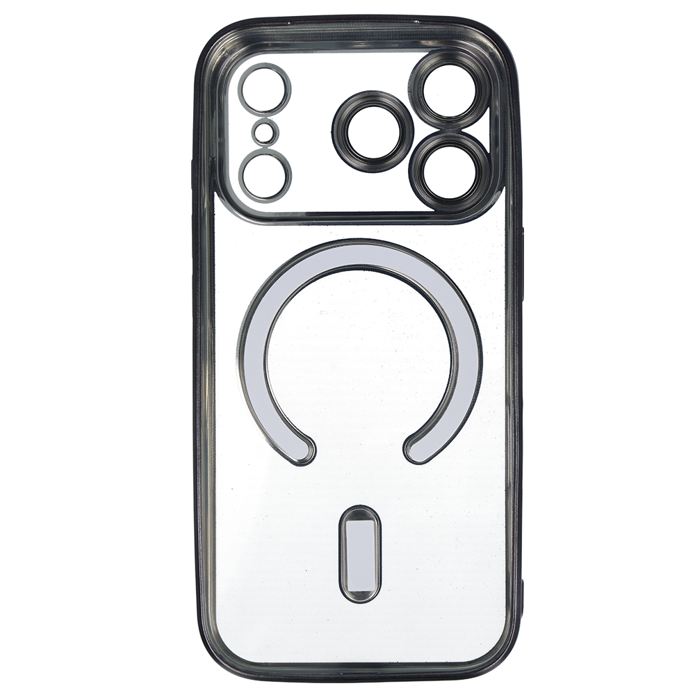 Kryt Metallic Magsafe pro Apple iPhone 17 Pro Max , barva černá