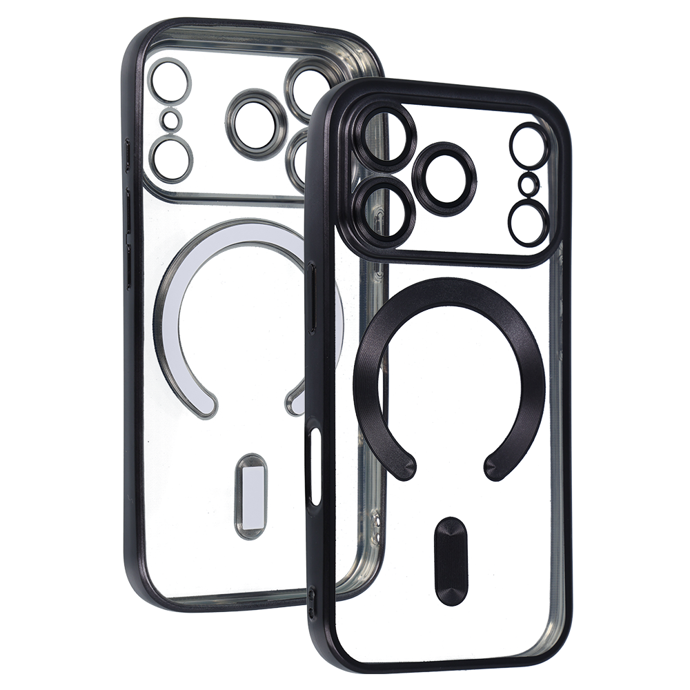 Kryt Metallic Magsafe pro Apple iPhone 17 Pro Max , barva černá