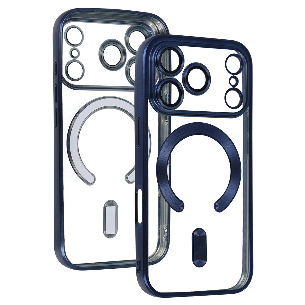 Kryt Metallic Magsafe pro Apple iPhone 17 Pro Max , barva modrá