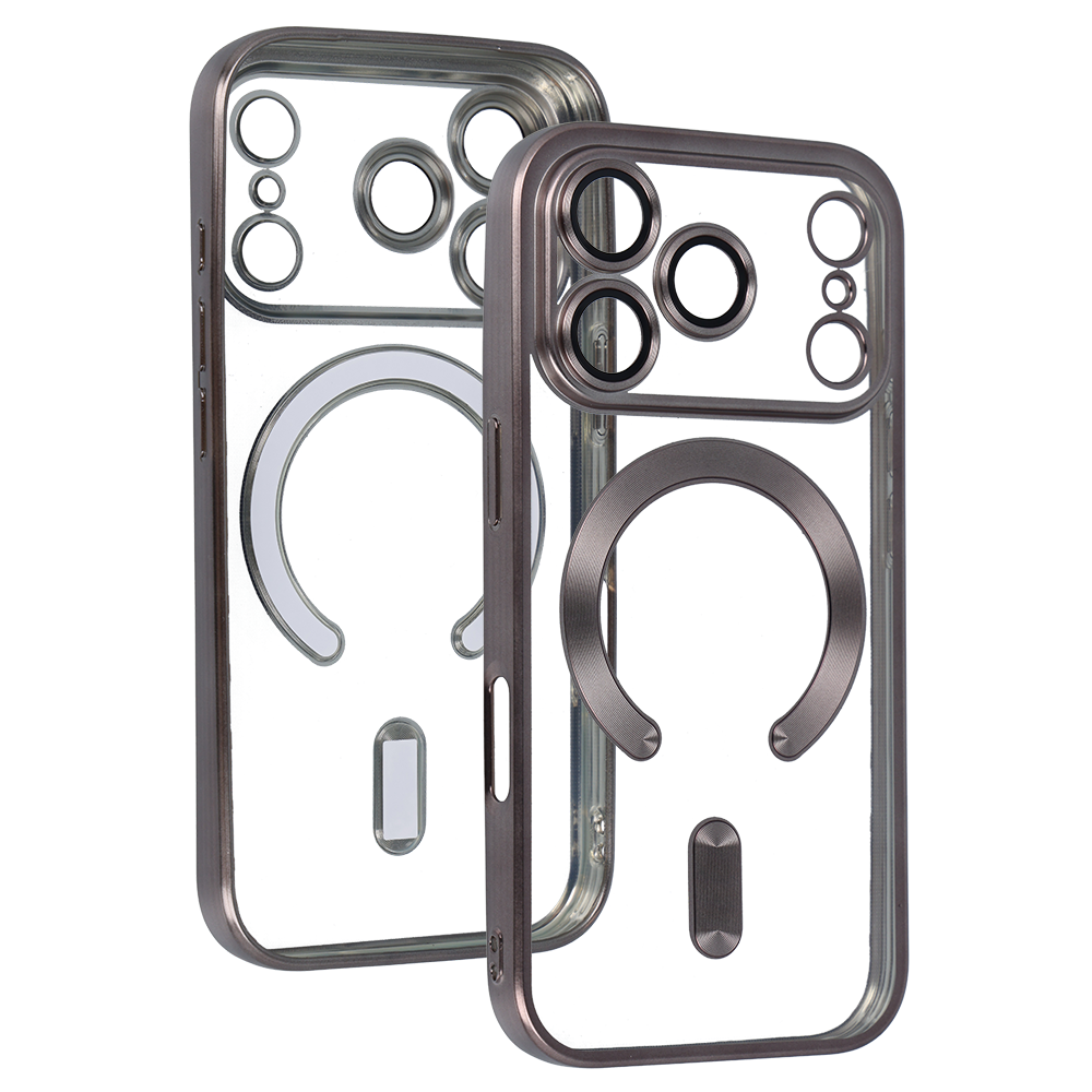 Kryt Metallic Magsafe pro Apple iPhone 17 Pro Titanium