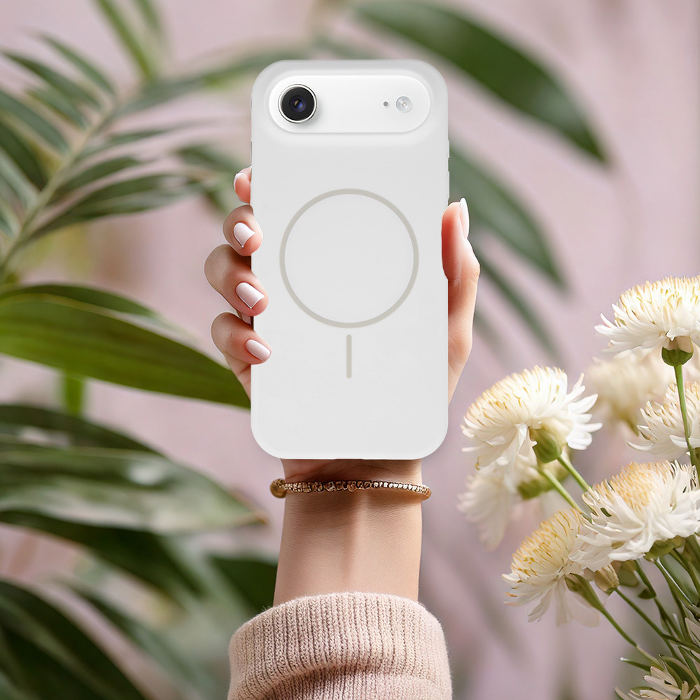 Kryt MagSafe Slim Silicone pro Apple iPhone 17 Air , barva bílá