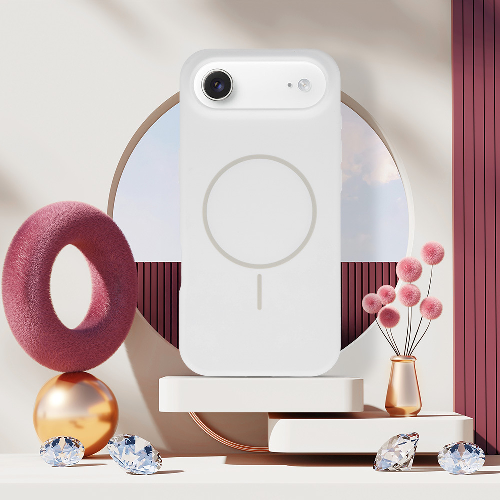 Kryt MagSafe Slim Silicone pro Apple iPhone 17 Air , barva bílá