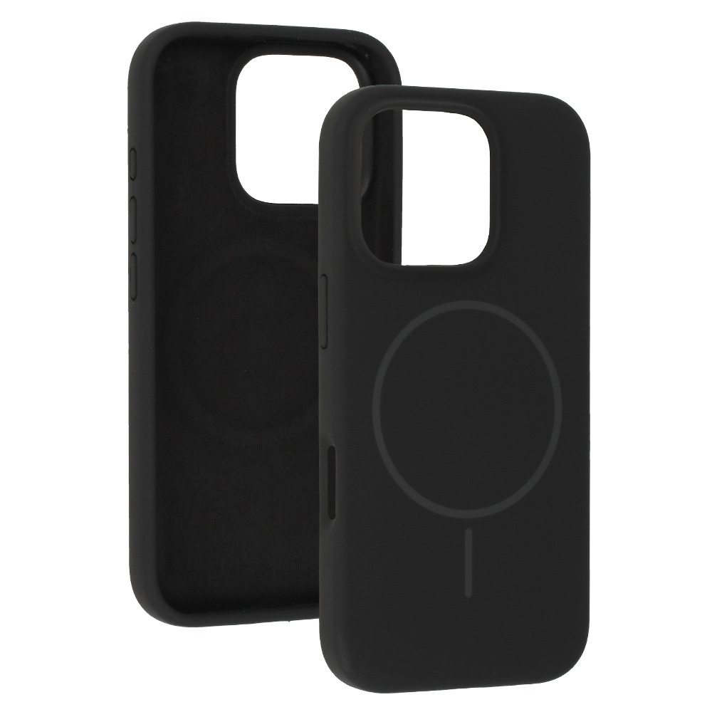 Kryt MagSafe Slim Silicone pro Samsung Galaxy S25 , barva černá