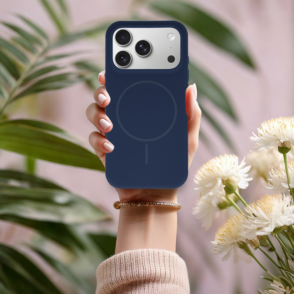 Kryt MagSafe Slim Silicone pro Samsung Galaxy S25 Ultra , barva modrá