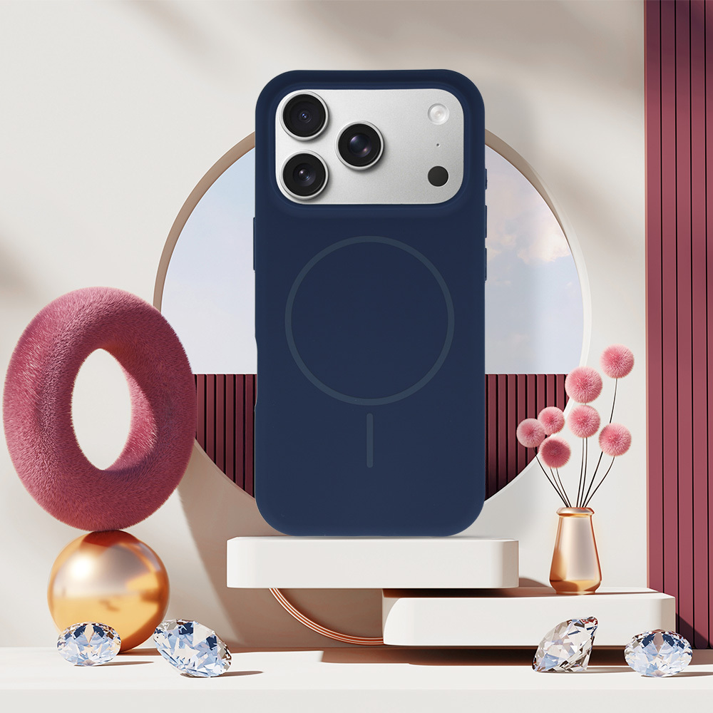 Kryt MagSafe Slim Silicone pro Samsung Galaxy S25 Ultra , barva modrá