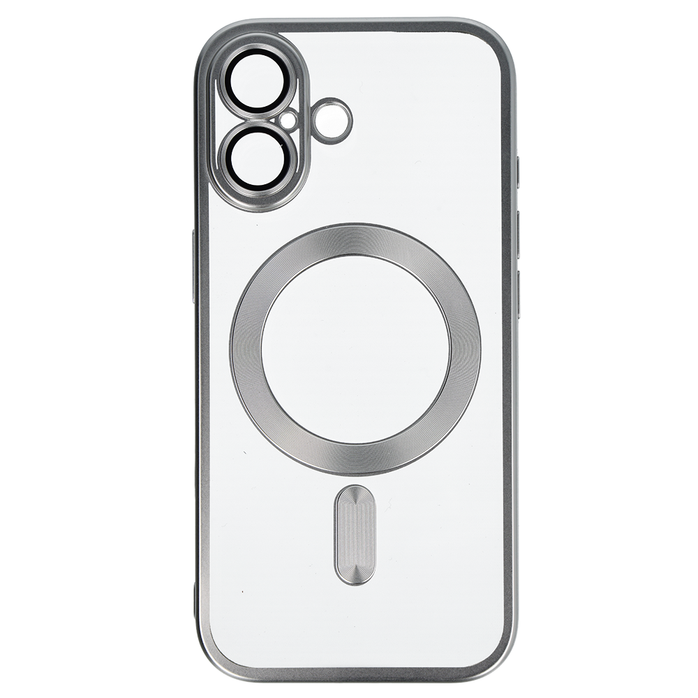 Kryt Metallic Magsafe pro Apple iPhone 17 , barva stříbrná