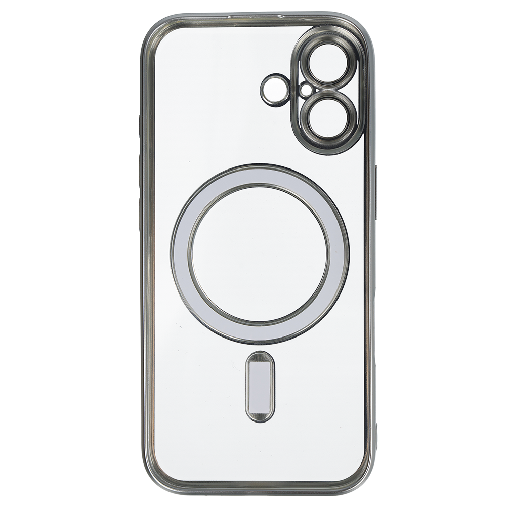 Kryt Metallic Magsafe pro Apple iPhone 17 , barva stříbrná
