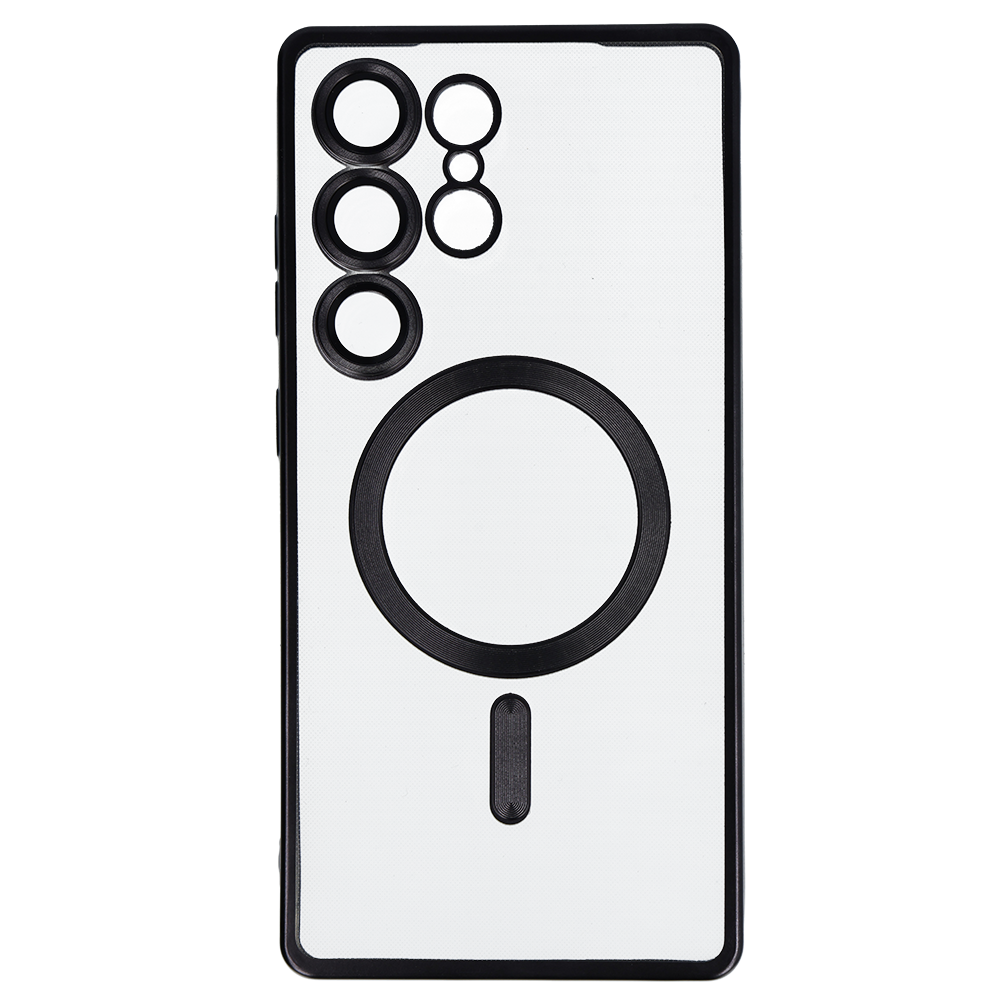 Kryt Metallic Magsafe pro Samsung Galaxy S25 Ultra , barva černá