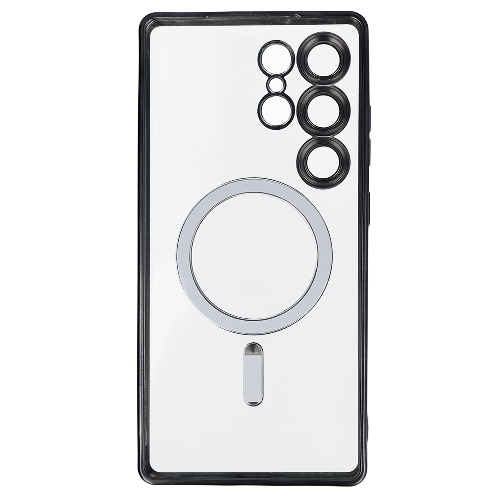 Kryt Metallic Magsafe pro Samsung Galaxy S25 Ultra , barva černá