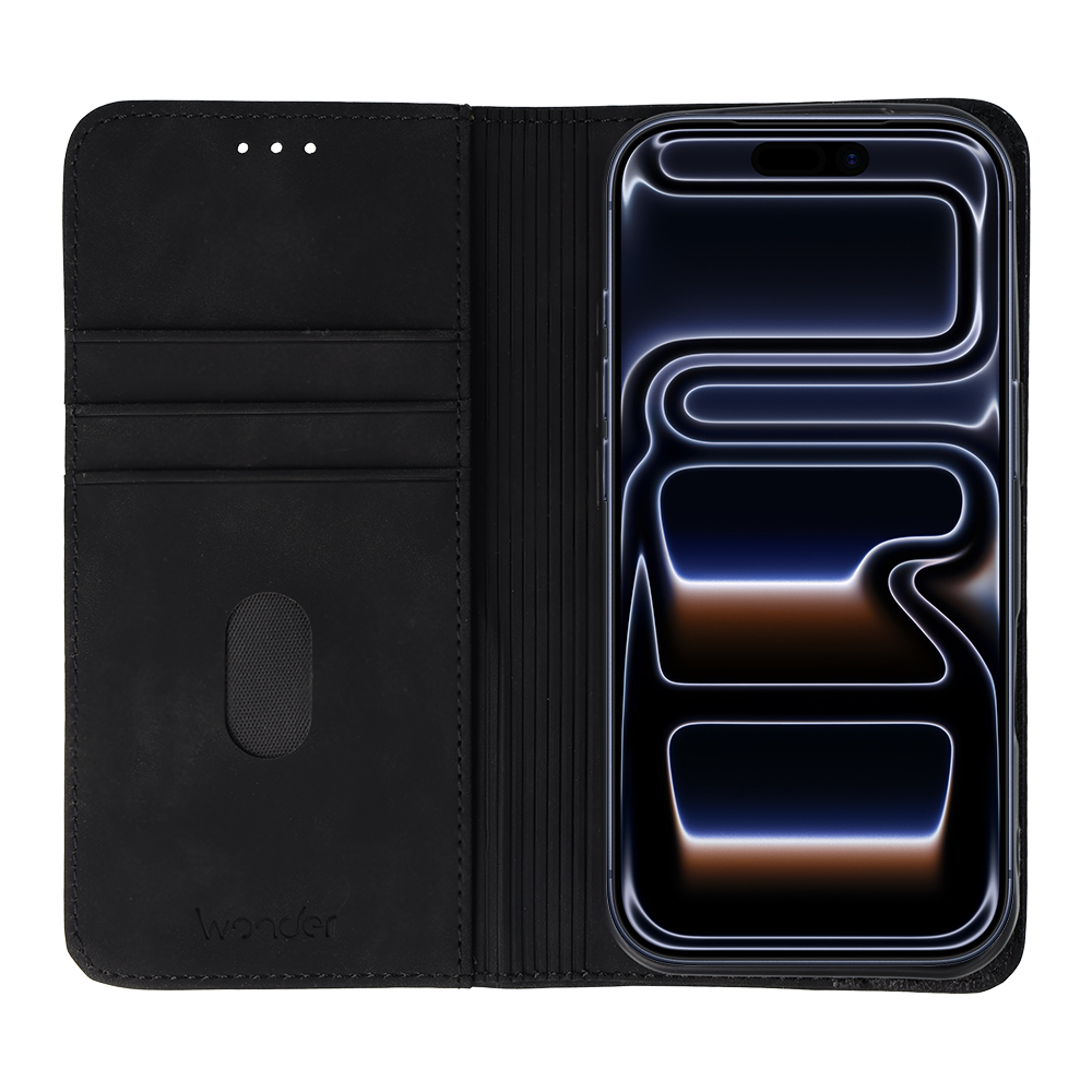Knížkové pouzdro Wonder Smart pro Apple iPhone 17 Pro Max , barva černá