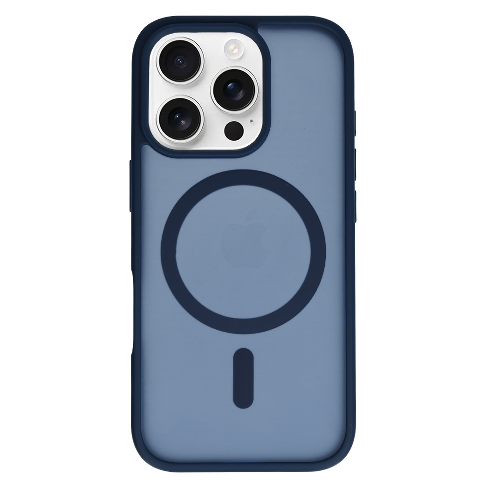 Kryt Aura Matte MagSafe pro Apple iPhone 15 Pro , barva modrá