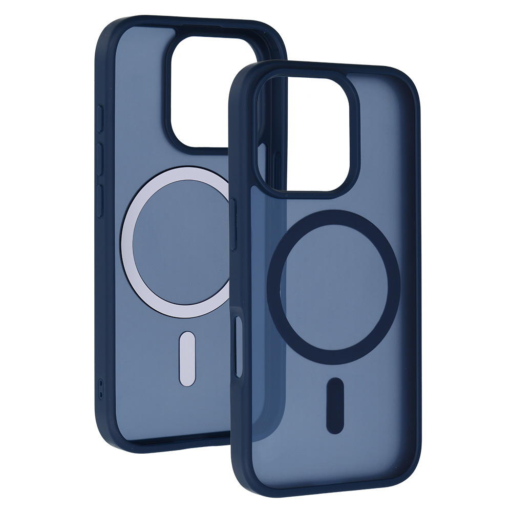 Kryt Aura Matte MagSafe pro Apple iPhone 15 Pro , barva modrá