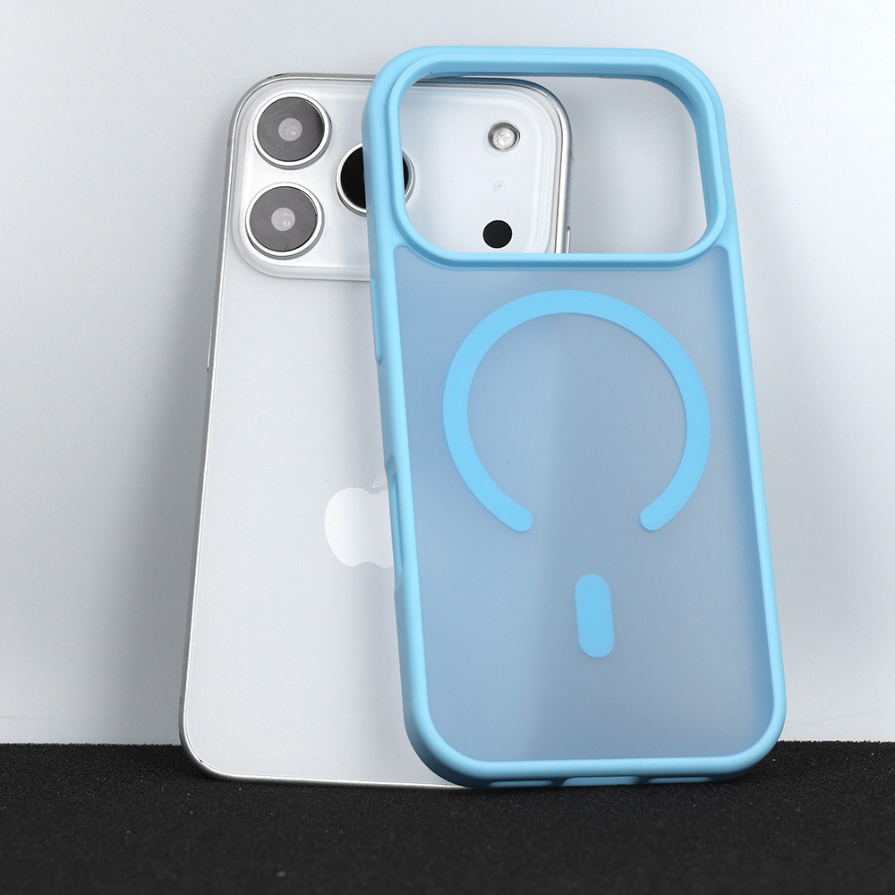 Kryt Aura Matte MagSafe pro Apple iPhone 17 , barva modrá