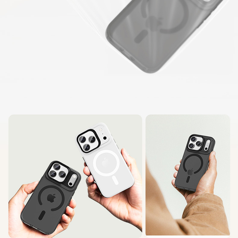 Benks Magnetic Lucid Armor Case (K069) for Apple iPhone 17 Pro , barva černá (Camera Control Button)