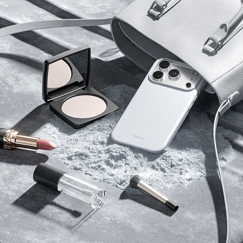 Benks Magnetic Vita Pro Silicone Case (A069) for Apple iPhone 17 Pro , barva modrá (Camera Control Button)