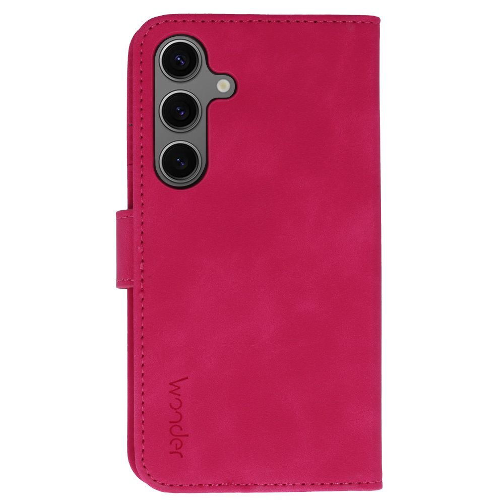 Knížkové pouzdro Wonder Fancy pro Samsung Galaxy S26 Ultra fuchsia