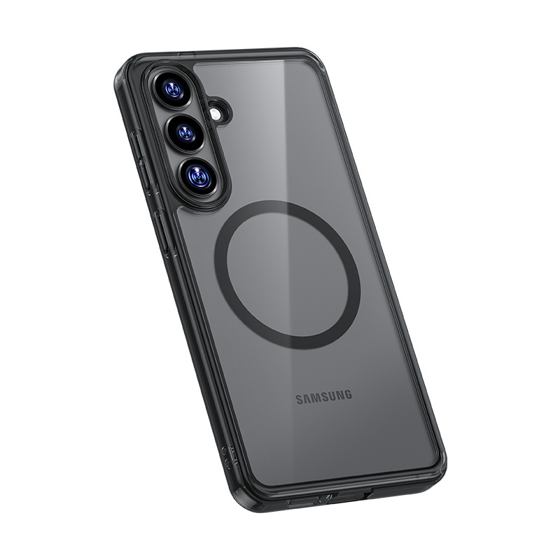 Benks Magnetic Crystal TPU Frame Case (0048) for Samsung Galaxy S26 , barva černá