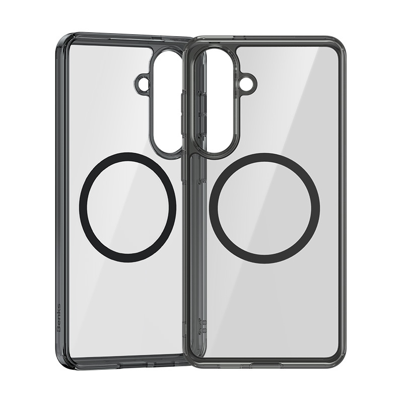 Benks Magnetic Crystal TPU Frame Case (0048) for Samsung Galaxy S26 , barva černá
