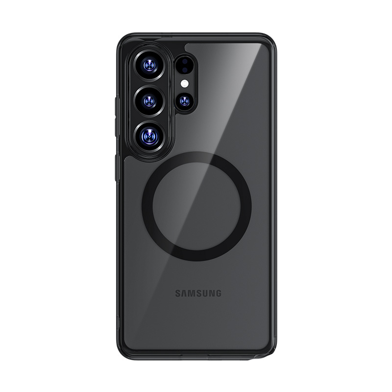 Benks Magnetic Crystal TPU Frame Case (0050) for Samsung Galaxy S26 Ultra , barva černá