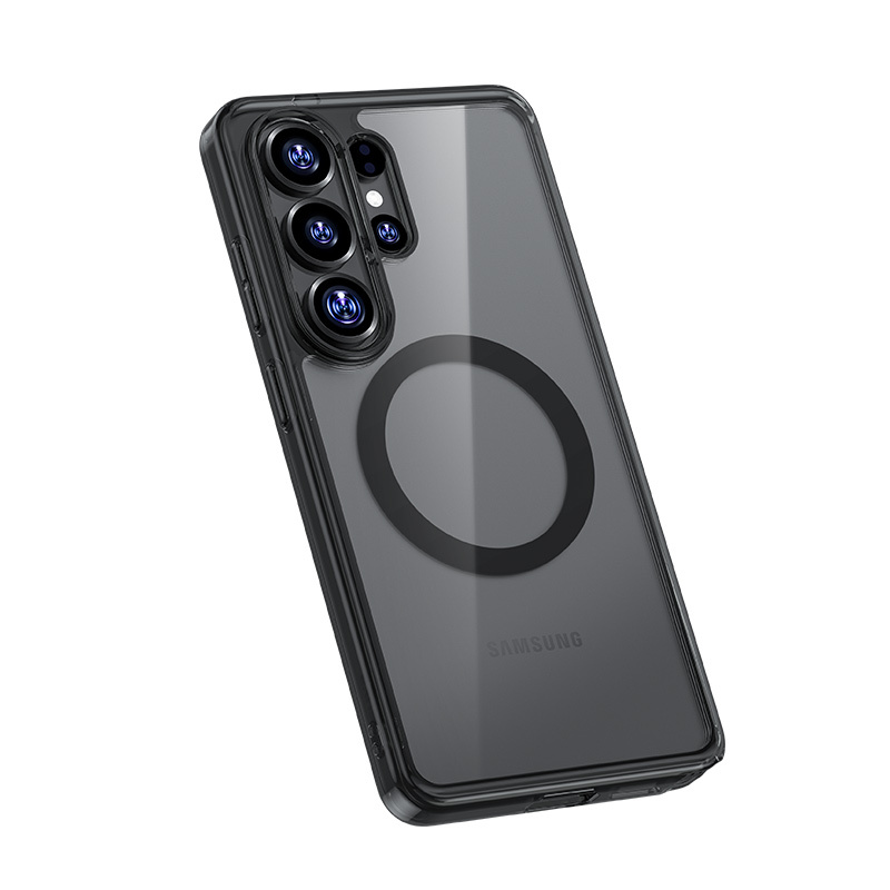 Benks Magnetic Crystal TPU Frame Case (0050) for Samsung Galaxy S26 Ultra , barva černá
