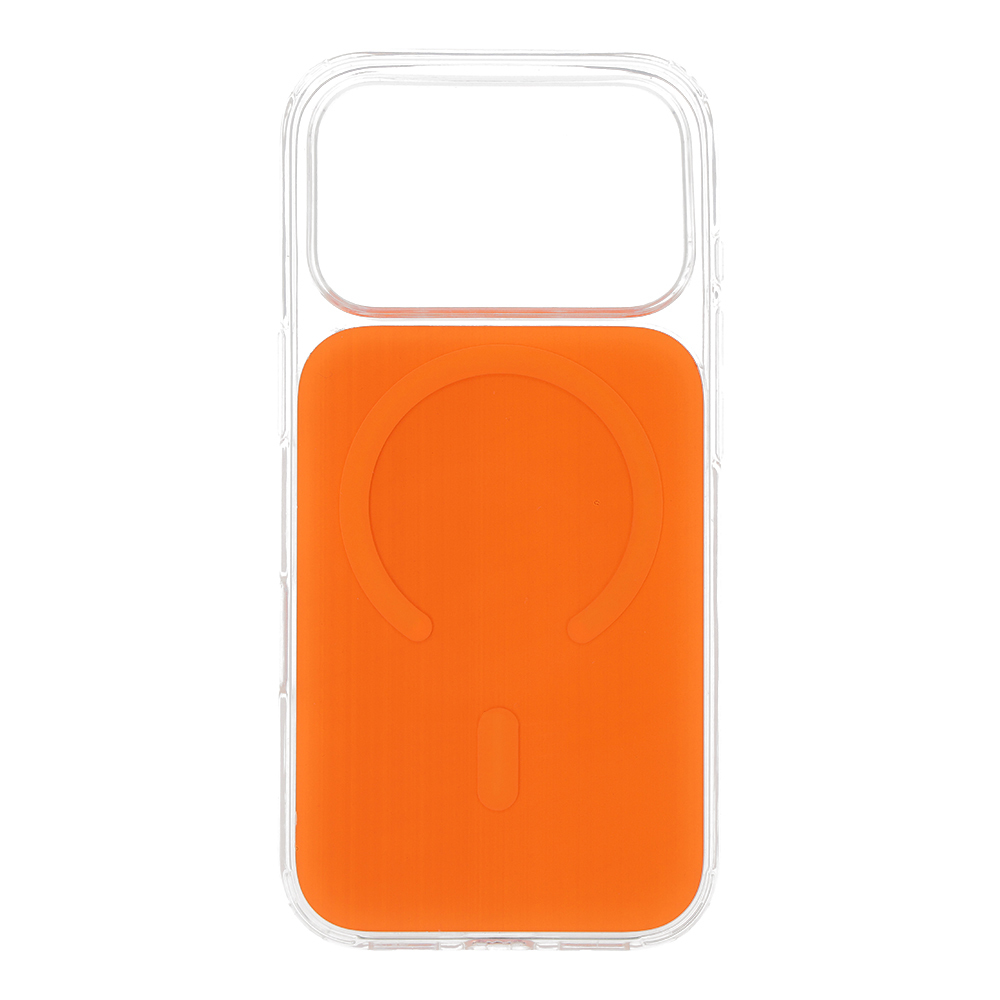 Glossy Magsafe Case for Apple iPhone 17 Pro Max orange