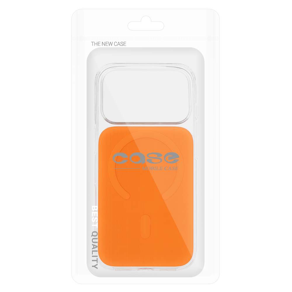 Glossy Magsafe Case for Apple iPhone 17 Pro Max orange