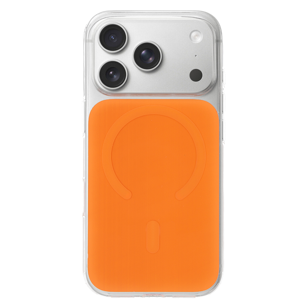 Glossy Magsafe Case for Apple iPhone 17 Pro orange